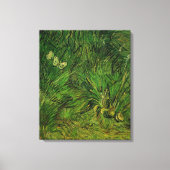 Twee witte Butterflies van Vincent van Gogh Canvas Afdruk (Voorkant)