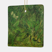 Twee witte Butterflies van Vincent van Gogh Keramisch Ornament (Links)