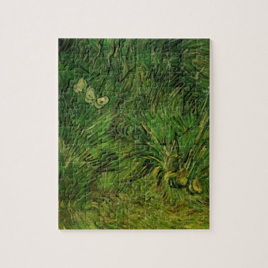 Twee witte Butterflies van Vincent van Gogh Legpuzzel (Verticaal)