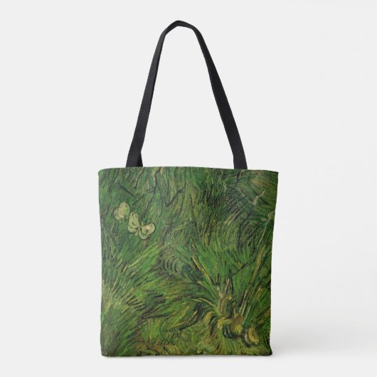 Twee witte Butterflies van Vincent van Gogh Tote Bag (Achterkant)