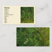 Twee witte Butterflies van Vincent van Gogh Visitekaartje (Voorkant / Achterkant)