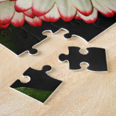 Twee witte Gerbera Daisies Legpuzzel (Zijkant)