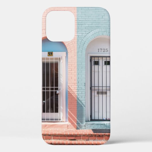 TWEE WITTE HOUDEN DEUREN MET GRILLEN Case-Mate iPhone CASE (Achterkant)