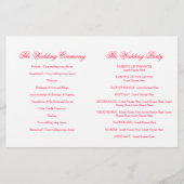 Twee witte stippen rode roze ribbon Weddenschap Pr (Achterkant)