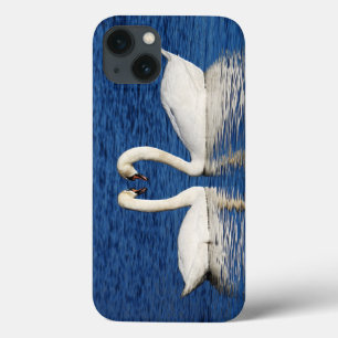 Twee witte Swans vormen het Geheime Teken Case-Mate iPhone Case