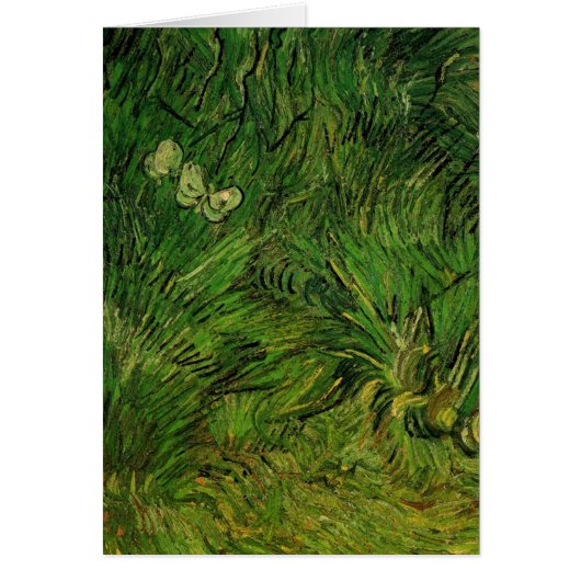 Twee witte vlinders door Vincent van Gogh (Voorkant)