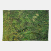 Twee witte vlinders door Vincent van Gogh Theedoek (Horizontaal)