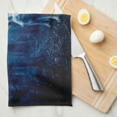 Twee witte wolven in het wild bos theedoek (Quarter Fold)