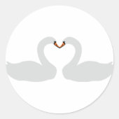 twee witwaspictogrammen ronde sticker (Voorkant)