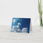 Twee wolken bedankkaart (Voorkant)