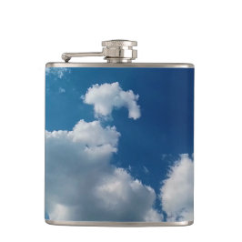 Twee wolken heupfles