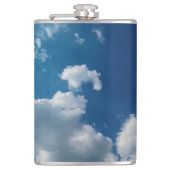 Twee wolken heupfles (Voorkant)
