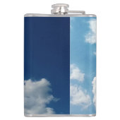 Twee wolken heupfles (Achterkant)