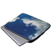 Twee wolken laptop sleeve (Voorkant onderkant)