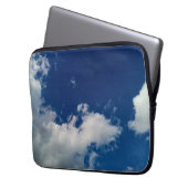 Twee wolken laptop sleeve (Voorkant Links)