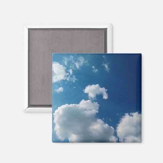 Twee wolken magneet (Voorkant / Achterkant)