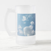 Twee wolken matglas bierpul (Links)
