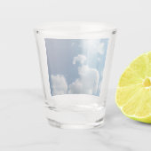 Twee wolken shot glas (Achterkant)