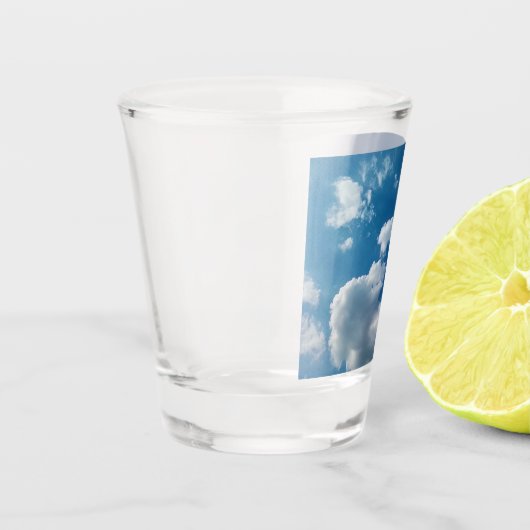 Twee wolken shot glas (Links)