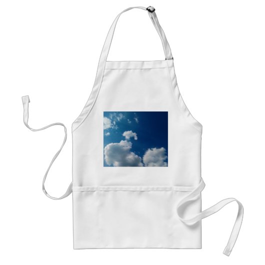 Twee wolken standaard schort (Voorkant)