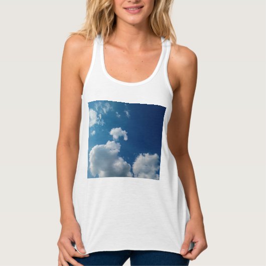 Twee wolken tanktop (Voorkant)