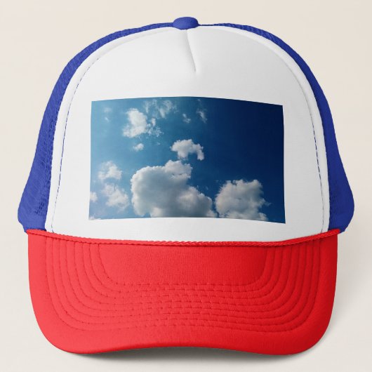 Twee wolken trucker pet (Voorkant)