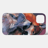 Twee Wolven Case-Mate iPhone Case (Achterkant (horizontaal))