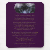 TWEE WOLVEN CHEROKEE TALE Art Mousepad Muismat (Voorkant)
