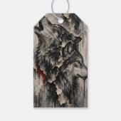 Twee Wolven, Eén Hart Cadeaulabel (Voorkant)