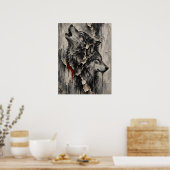 Twee Wolven, Eén Hart Poster (Keuken)