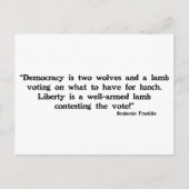 Twee Wolven en een Lamb Briefkaart (Voorkant)