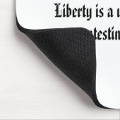 Twee Wolven en een Lamb Quote Mousepad Muismat (Hoek)