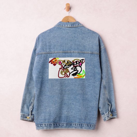 Twee wolven Herfst Denim Jacket (Hangar)