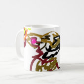Twee wolven Herfst Koffiemok (Voorkant links)