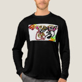 Twee wolven Herfst Tri-Blend Shirt (Voorkant volledig)