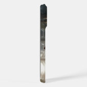 Twee wolven in een bos: majestueuze dieren iPhone hoesje (Rechterkant)