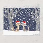 Twee wolven in het briefkaart (Voorkant)