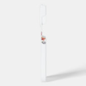 Twee wolven omringd door bloemen iPhone hoesje (Linkerkant)