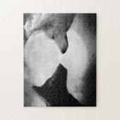 Twee wolven tegenover elkaar legpuzzel (Verticaal)