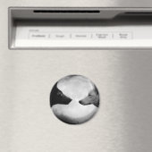 Twee wolven tegenover elkaar magneet (Insitu (Vaatwasser))