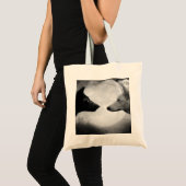 Twee wolven tegenover elkaar tote bag (Voorkant (product))