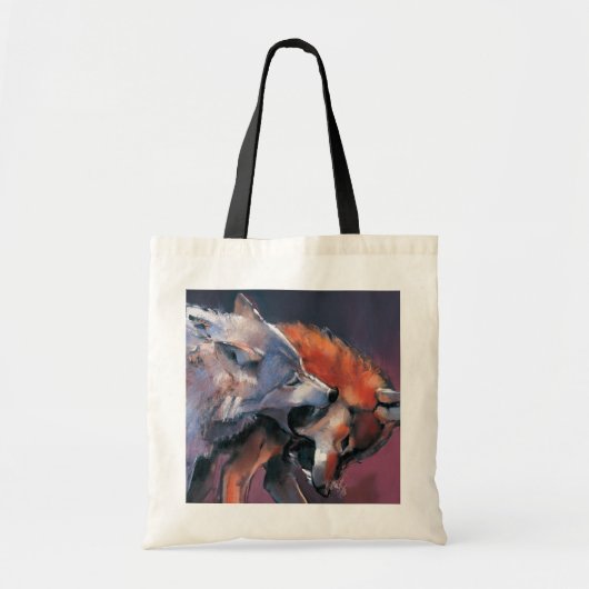 Twee Wolven Tote Bag (Voorkant)