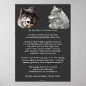 TWEE WOLVES CHEROKEE TALE Art Poster (Voorkant)