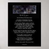 TWEE WOLVES CHEROKEE TALE Art Poster (Voorkant)