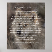 TWEE WOLVES CHEROKEE TALE Art Poster (Voorkant)