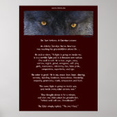 TWEE WOLVES CHEROKEE TALE Art Poster (Voorkant)