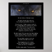 TWEE WOLVES CHEROKEE TALE Art Poster (Voorkant)