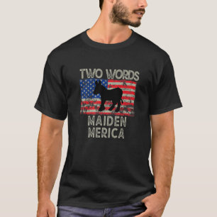 Twee woorden gemaakt in Amerika grappig genoeg, ci T-shirt