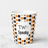 Twee woordvoerders van de tweede verjaardag papieren bekers (Voorkant)