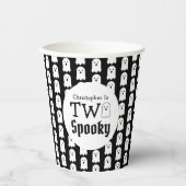 Twee woordvoerders van de tweede verjaardag papieren bekers (Voorkant)